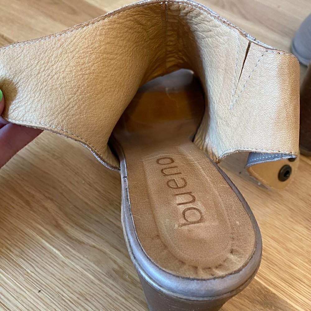 Bueno UMAY Block Heel Sandals Nude / Tan - Picture 9 of 13